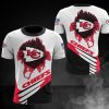 NFL Kansas City Chiefs White Red T-Shirt
