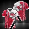 NFL Kansas City Chiefs Red White Polo Shirt
