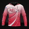 NFL Kansas City Chiefs Light Red Pullover Hoodie