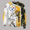 NFL Pittsburgh Steelers White Golden Camo Sweatshirt