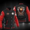 NFL Pittsburgh Steelers HarleyDavidson Black Red Baseball Jacket