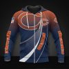 NFL Chicago Bears Curve Graphic Professional Version Zip Up Hoodie