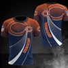 NFL Chicago Bears Curve Graphic Professional Version T-Shirt
