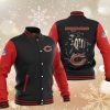 NFL Chicago Bears Black Red Hades Boxing Baseball Jacket