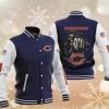 NFL Chicago Bears Dark Blue Hades Boxing Baseball Jacket