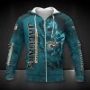 NFL Jacksonville Jaguars Teal Zip Up Hoodie