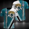 NFL Jacksonville Jaguars Teal White T-Shirt