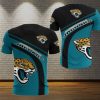 NFL Jacksonville Jaguars Teal Black T-Shirt
