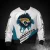 NFL Jacksonville Jaguars White Teal Bomber Jacket