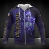 NFL Baltimore Ravens Purple Camo Zip Up Hoodie