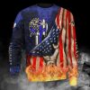 NFL Baltimore Ravens American Flag Sweatshirt