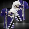 NFL Baltimore Ravens Purple White T-Shirt