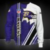 NFL Baltimore Ravens Purple White Sweatshirt