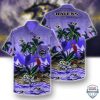 NFL Baltimore Ravens Coconut Tree Purple Hawaiian Shirt