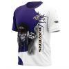 NFL Baltimore Ravens Halloween Iron Maiden T-Shirt