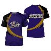 NFL Baltimore Ravens Purple Black T-Shirt