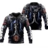 NFL Chicago Bears Death Smoke Graphic Zip Up Hoodie