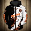 NFL Chicago Bears Thunder Graphic Gift Zip Up Hoodie