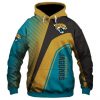 NFL Jacksonville Jaguars Teal Gold Pullover Hoodie
