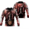 NFL Kansas City Chiefs Skull Smoke Pullover Hoodie