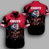 NFL Kansas City Chiefs Red Skull Hawaiian Shirt
