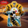 NFL Pittsburgh Steelers Custom Name Mickey Hawaiian Shirt V2