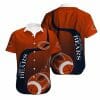 NFL Chicago Bears Fire Ball In Orange Hawaiian Shirt
