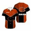 NFL Chicago Bears Nice Orange Dark Blue Hawaiian Shirt