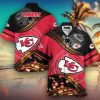 NFL Kansas City Chiefs Red Black Hawaiian Shirt