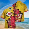 NFL Kansas City Chiefs Gold Red Hawaiian Shirt