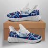 NFL Tennessee Titans Navy Blue Whte Reze Sneakers