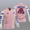 NFL Buffalo Bills Pink Baseball Jacket