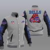 NFL Buffalo Bills Grey Baseball Jacket