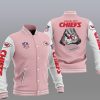 NFL Kansas City Chiefs Pink Baseball Jacket