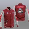 NFL Kansas City Chiefs Red Grey Baseball Jacket