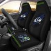 NFL Seattle Seahawks Black Navy Helmet Car Seat Covers