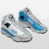 NFL Carolina Panthers Grey Blue Air Jordan 13 Shoes