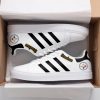NFL Pittsburgh Steelers White Black Stripes Stan Smith Shoes