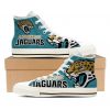 NFL Jacksonville Jaguars Teal High Top Shoes V2