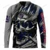 NFL New York Giants Custom Name Number Grey Skull Sweatshirt