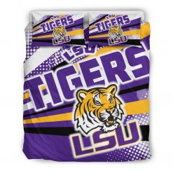 Alternative view of NCAA LSU Tigers Colorful Shine Amazing Bedding Set