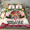 NCAA Ohio State Buckeyes Funny Gift Shop Merry Christmas Bedding Set