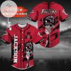 NFL Atlanta Falcons Custom Name Number Red Helmet #1 Baseball Jersey