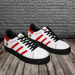 FC Barcelona White Red Stripes Stan Smith Shoes - Image 4