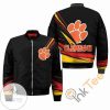 NCAA Clemson Tigers Black Bomber Jacket