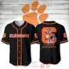 NCAA Clemson Tigers Black Baseball Jersey