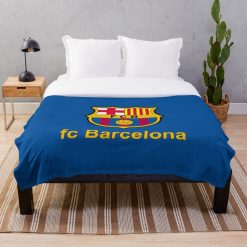 FC Barcelona Blue Fleece Blanket