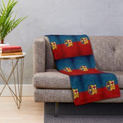 Alternative view of FC Barcelona Multi Small Logo Fleece Blanket