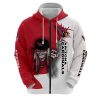 NFL Arizona Cardinals Halloween Iron Maiden Zip Up Hoodie