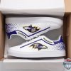 NFL Baltimore Ravens White Stan Smith Shoes